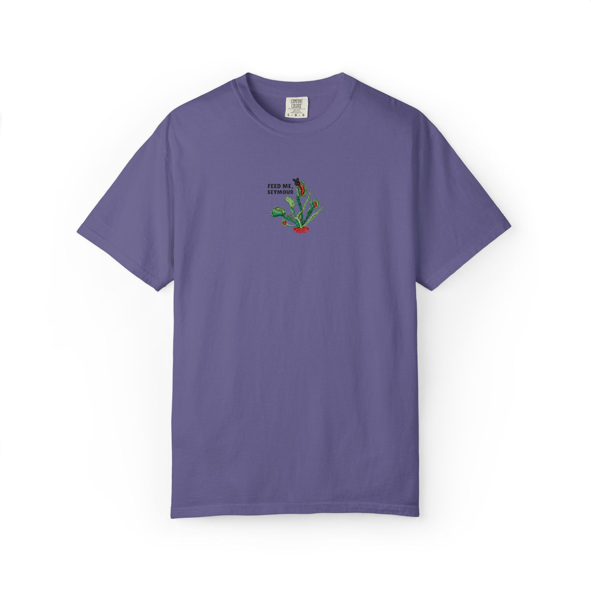 Embroidered Feed Me Seymour Tee