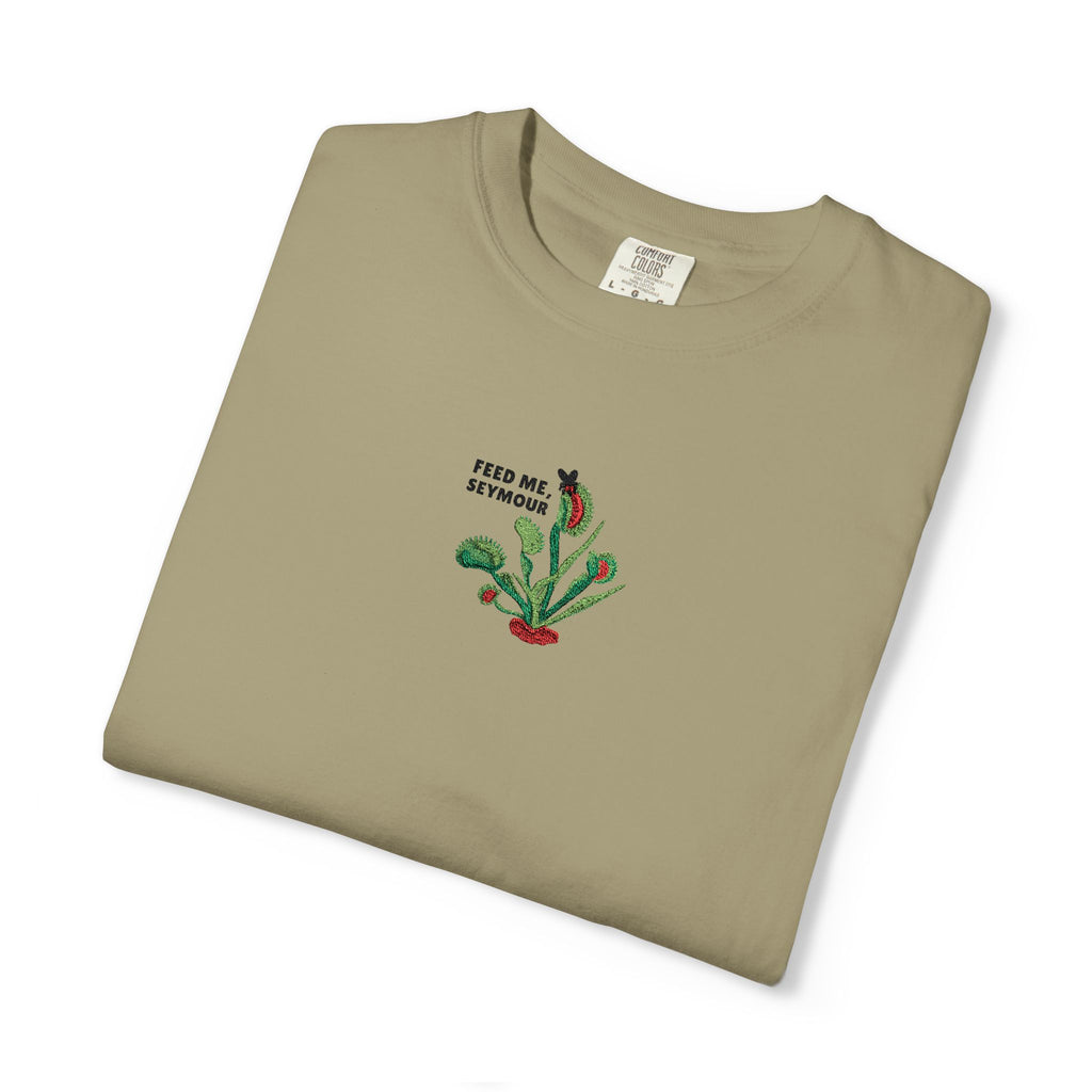Embroidered Feed Me Seymour Tee