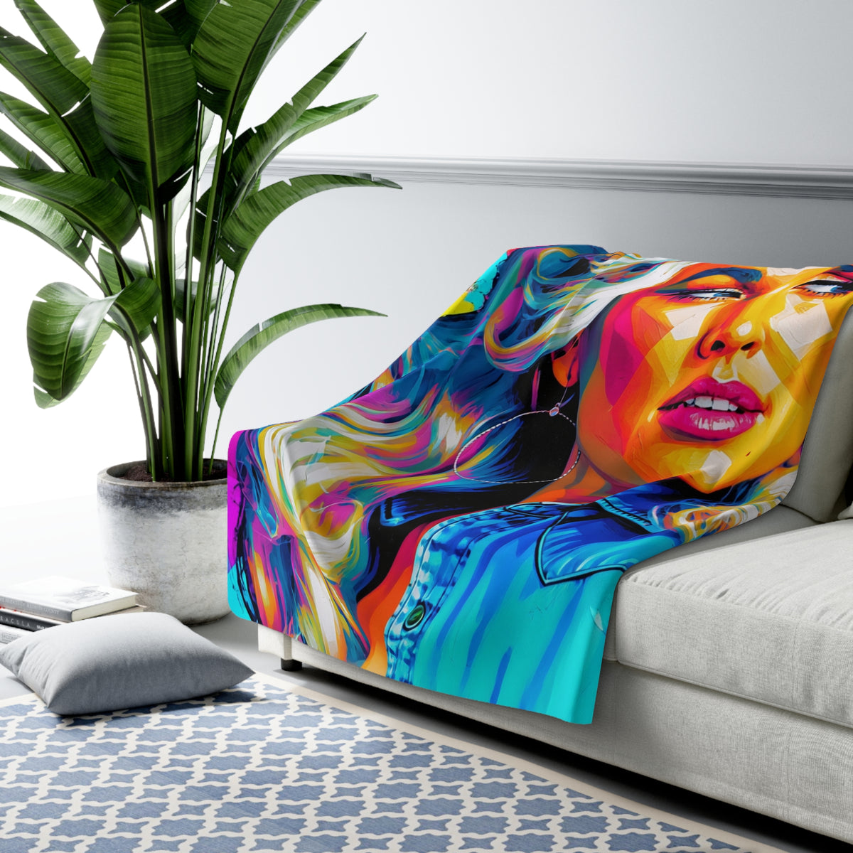 Queen of Country Sherpa Fleece Blanket