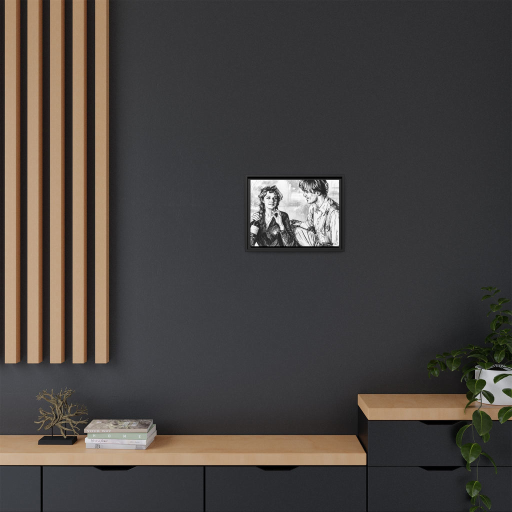 Rick & Evelyn Framed Canvas