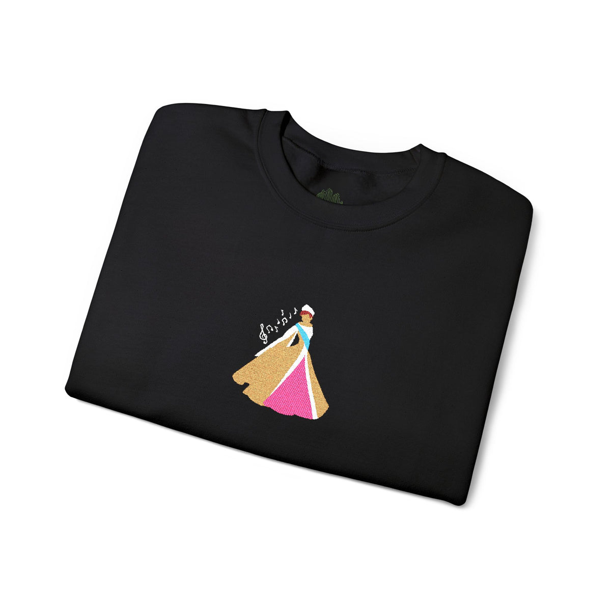Embroidered Princess Crewneck Sweatshirt