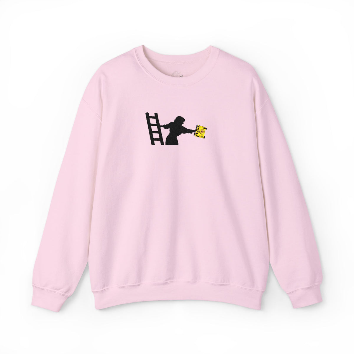 Embroidered Evelyn Librarian Crewneck Sweatshirt
