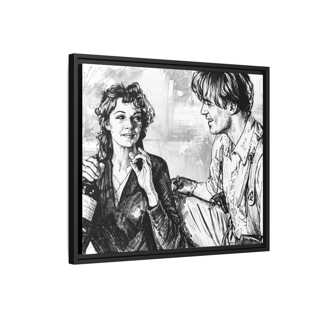 Rick & Evelyn Framed Canvas