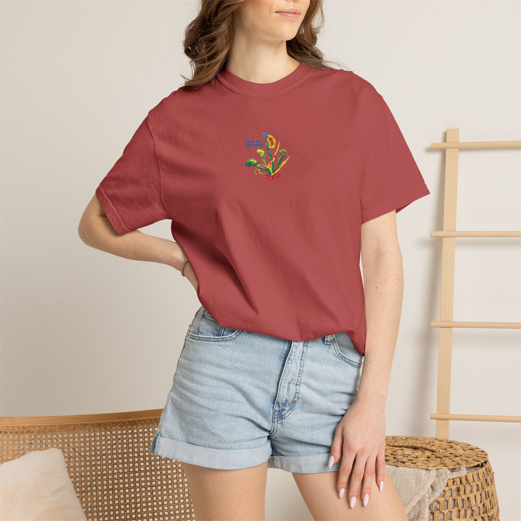 Feed Me Seymour Embroidered Tee
