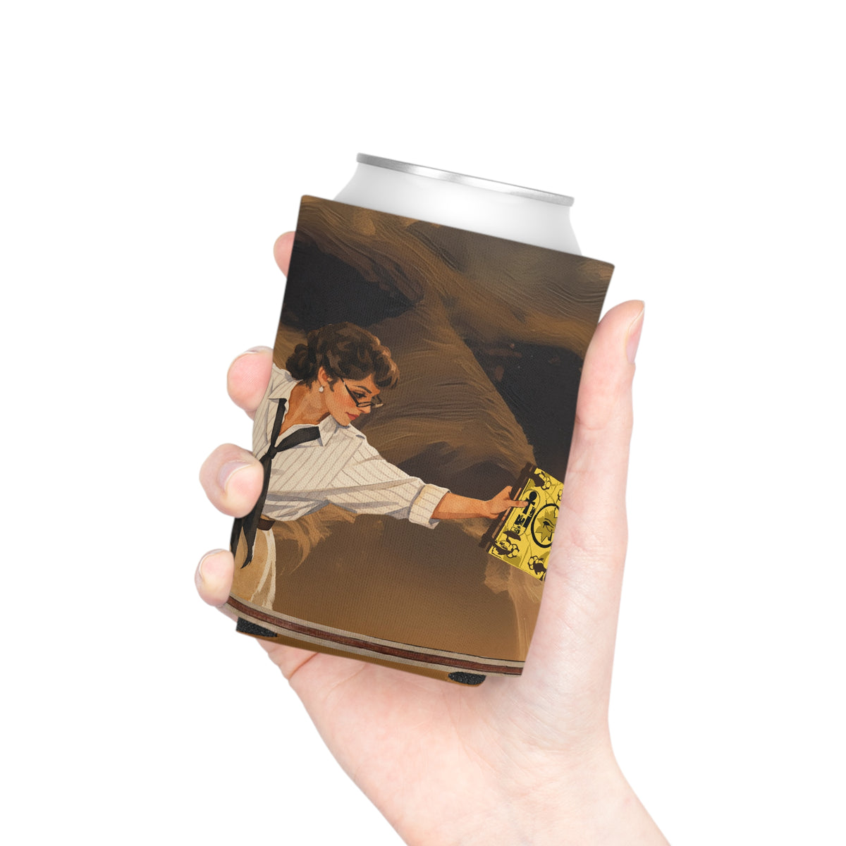 Evelyn Librarian Koozie