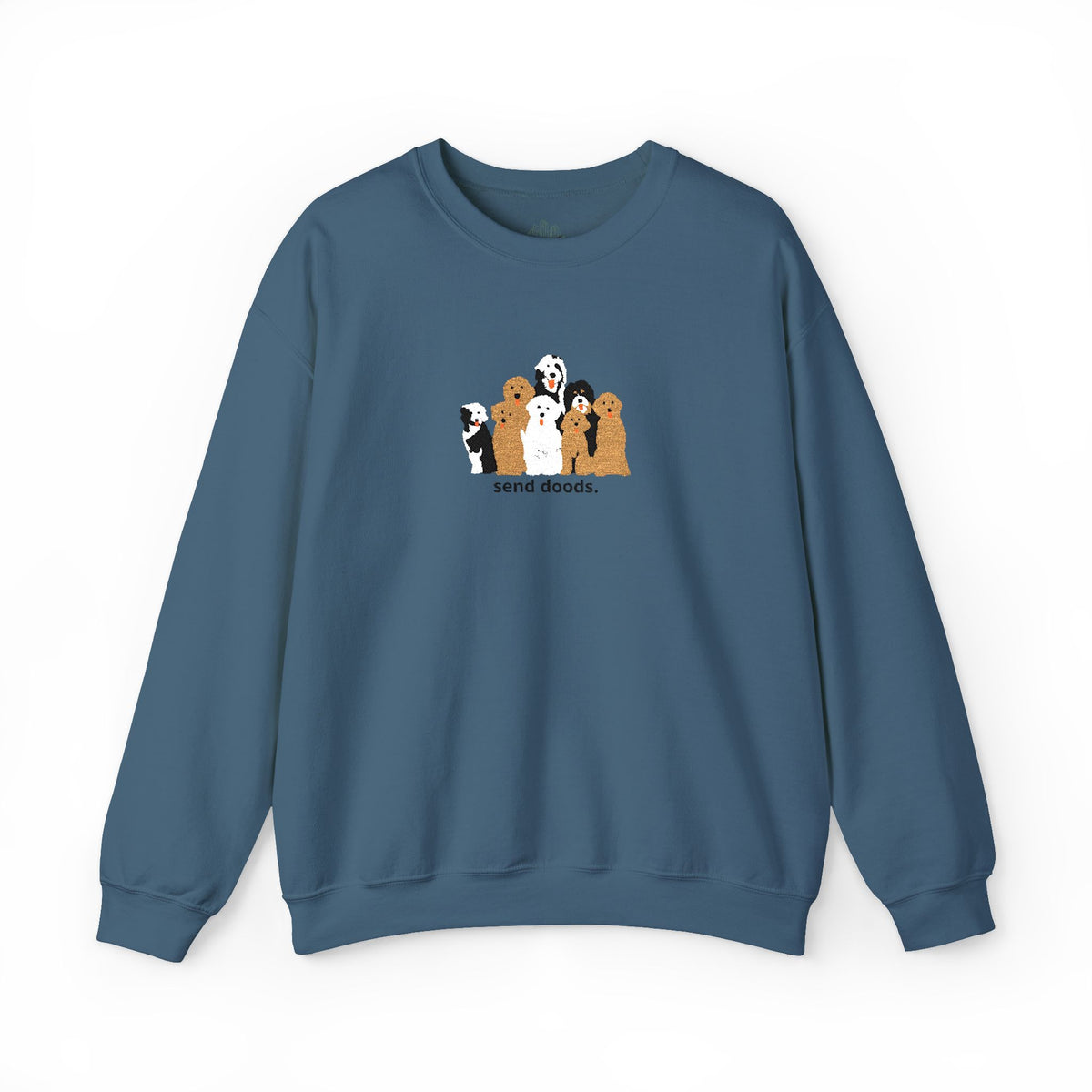 Embroidered Send Doods Crewneck Sweatshirt