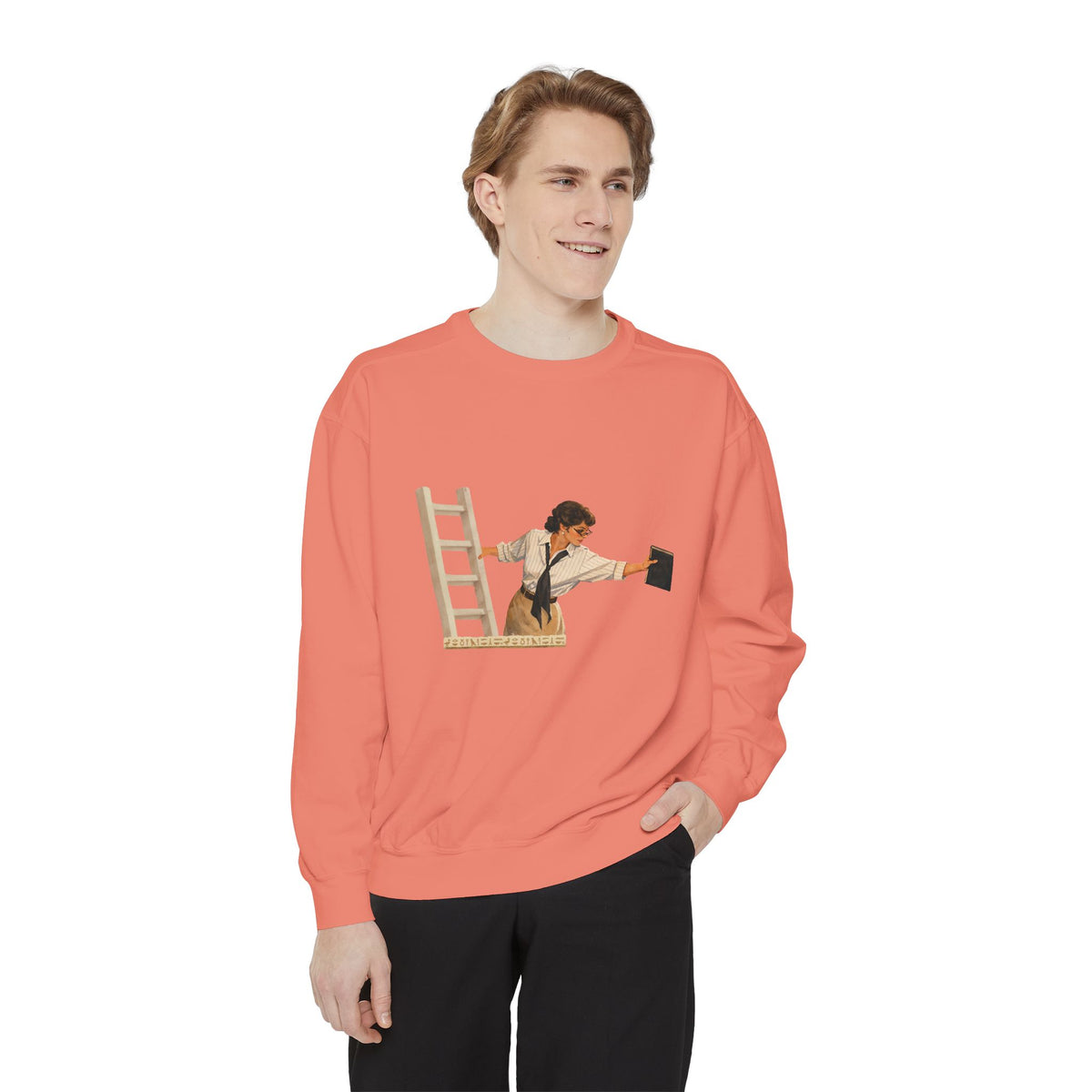Evelyn Librarian Crewneck Sweatshirt