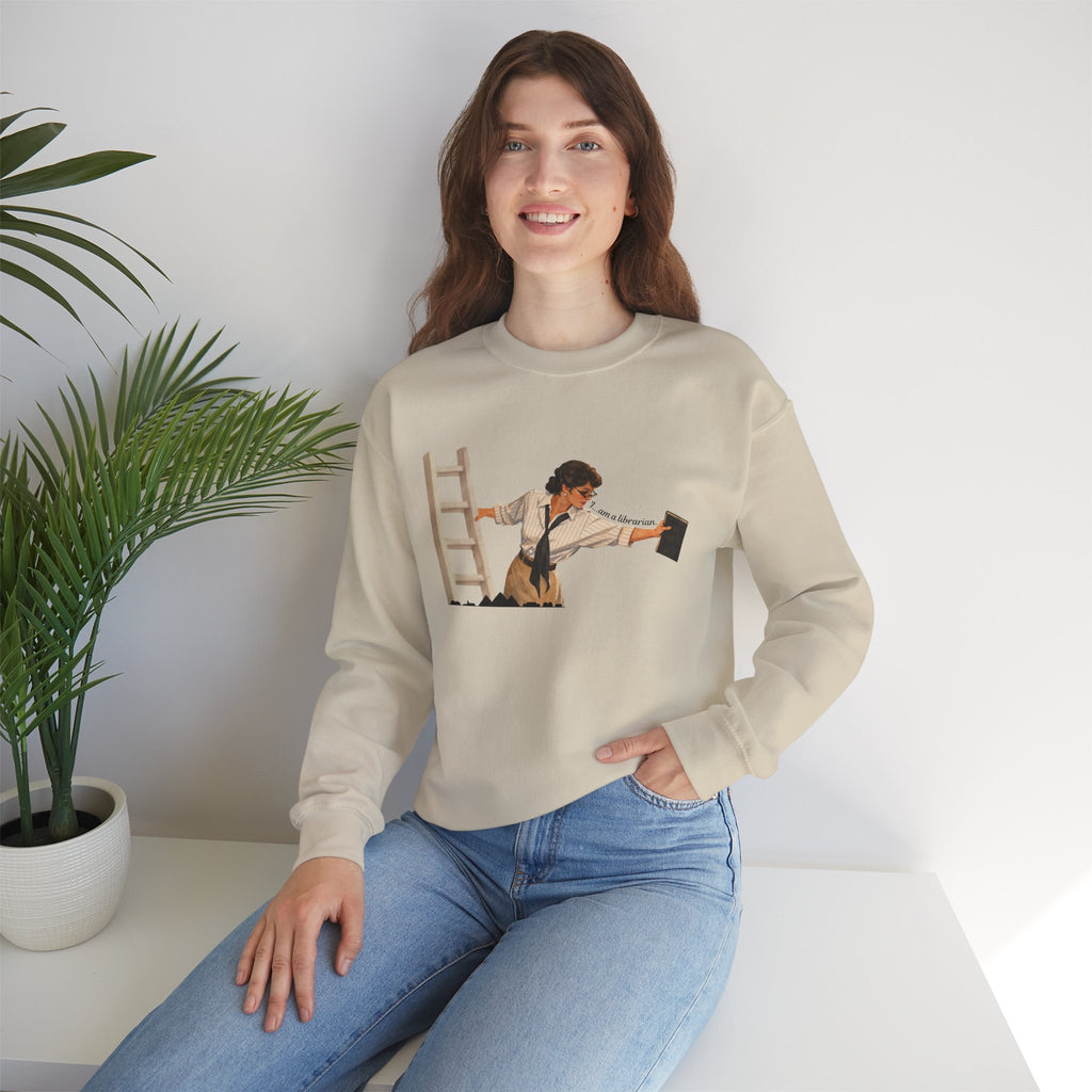 Evelyn Librarian Crewneck Sweatshirt