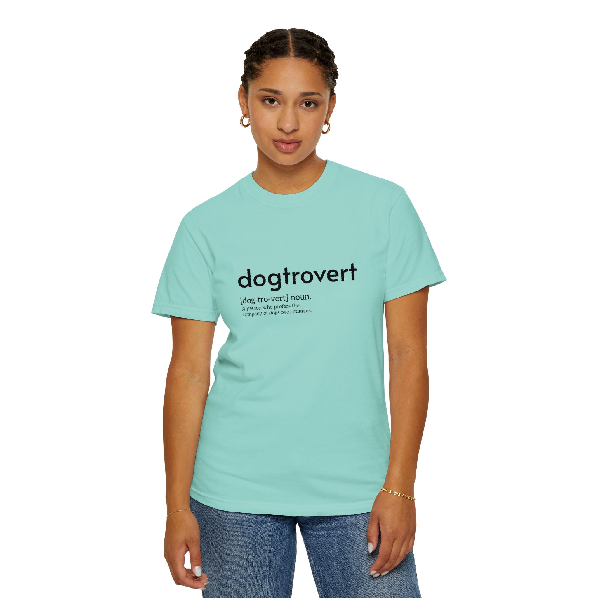 Dog-tro-vert Embroidered T-Shirt