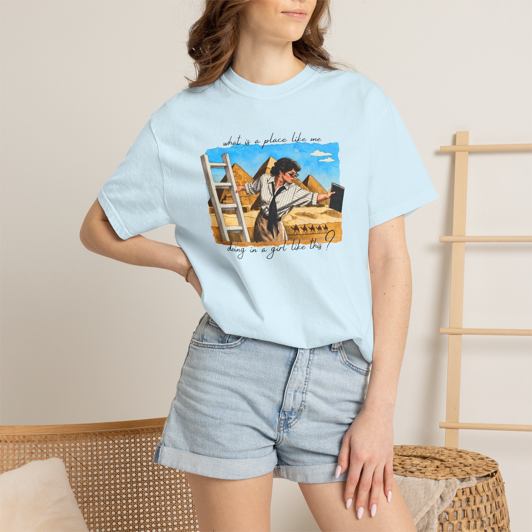 Evelyn Librarian Tee