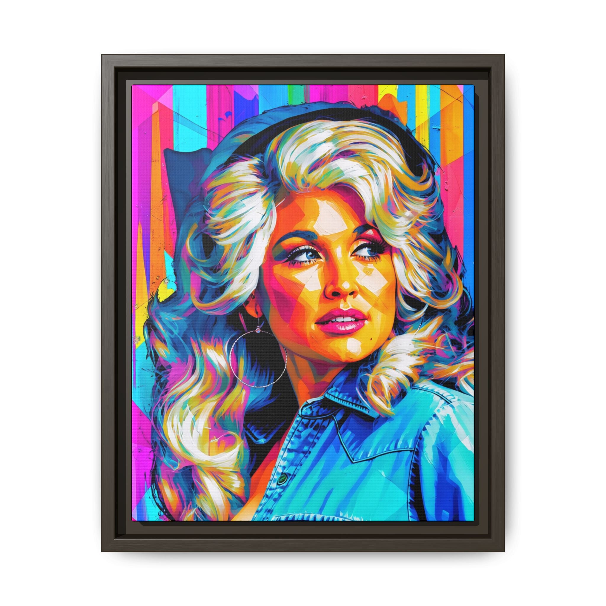 Queen of Country Framed Canvas
