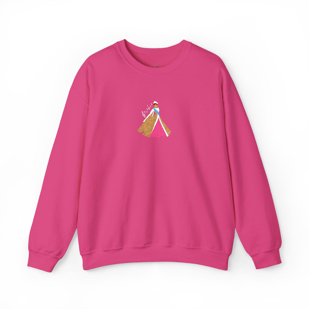 Embroidered Princess Crewneck Sweatshirt