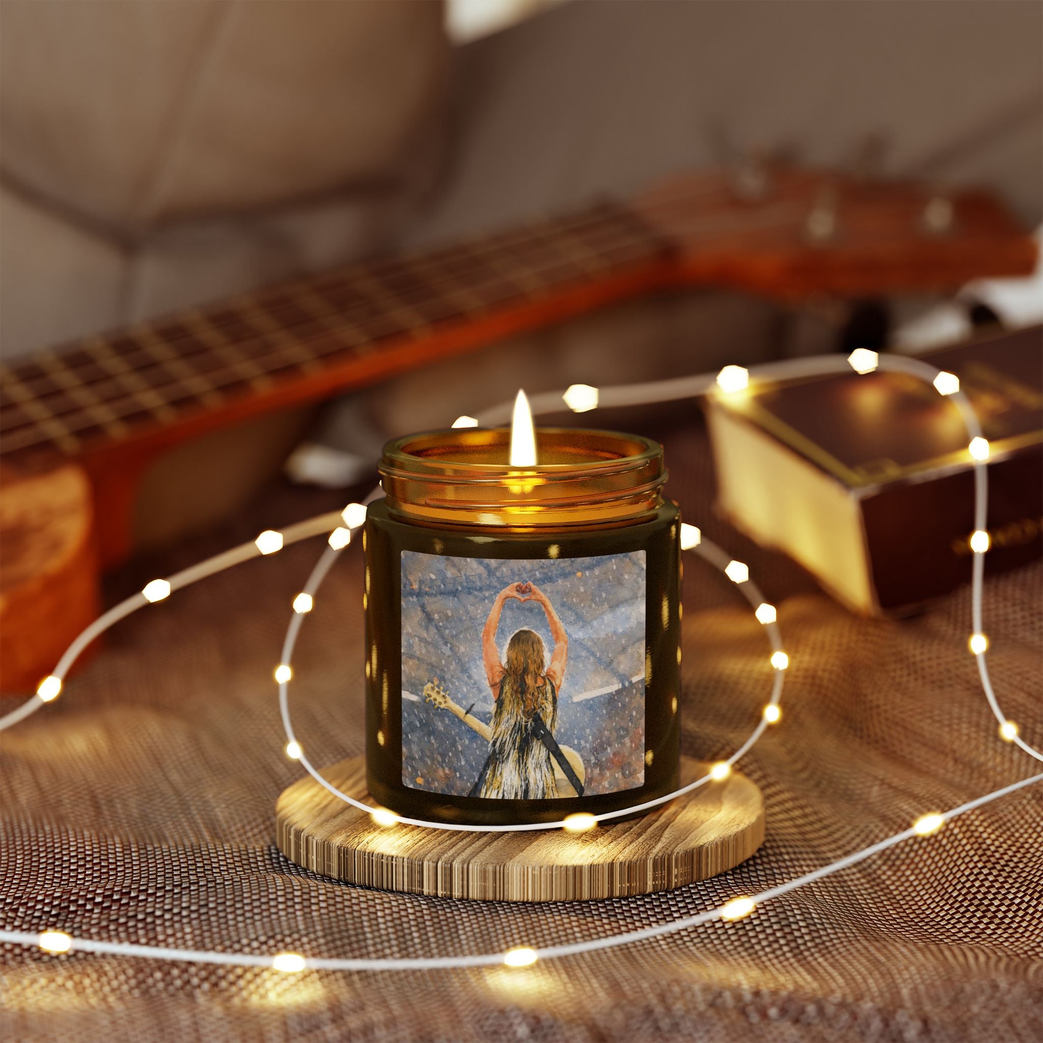 Music Lover Wax Candle