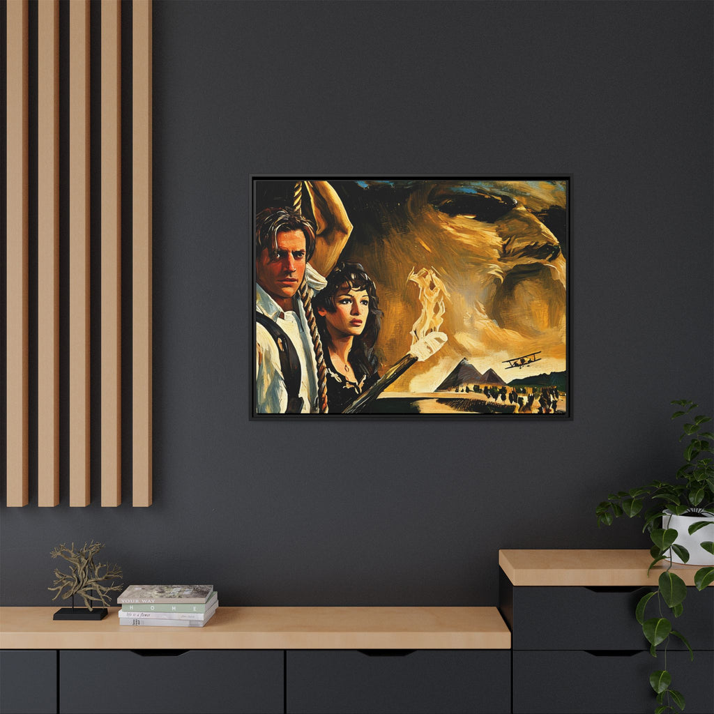 Rick & Evelyn Framed Canvas