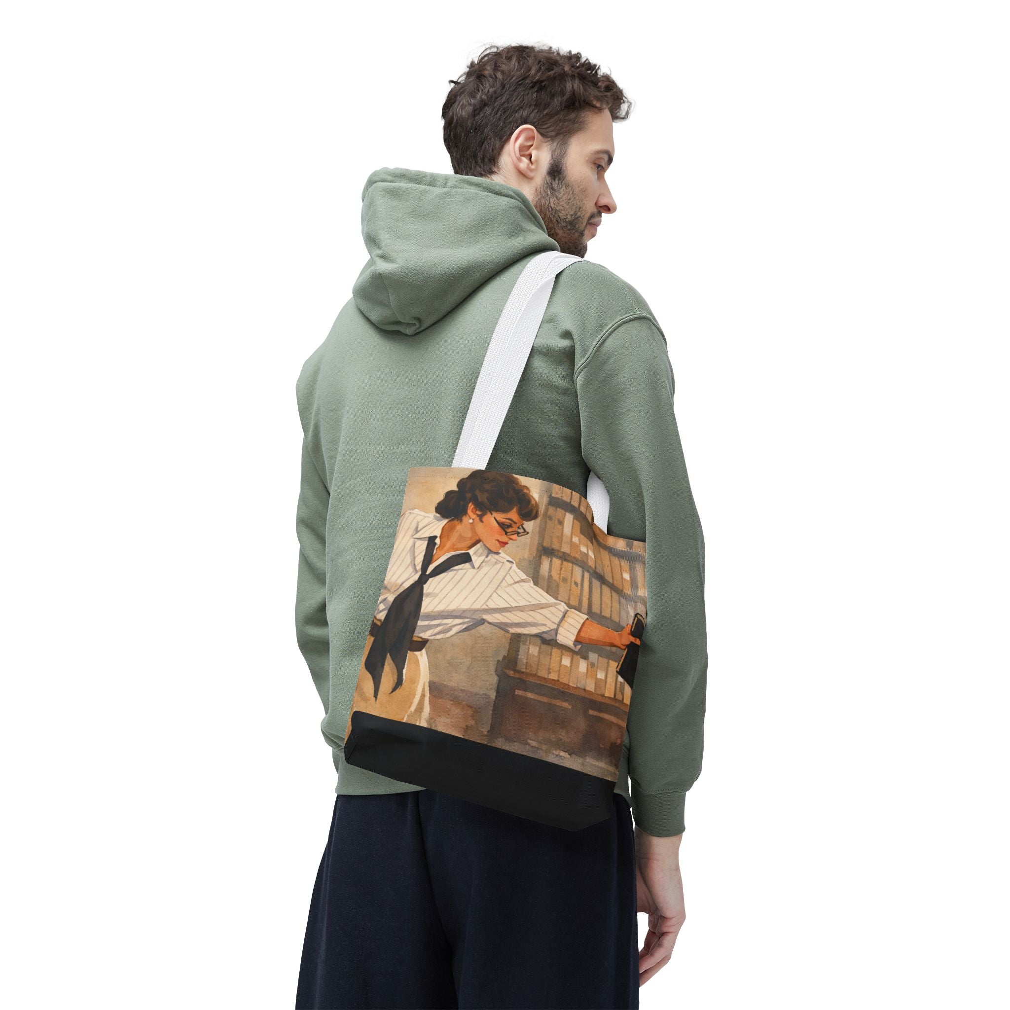Evelyn Librarian Tote Bag