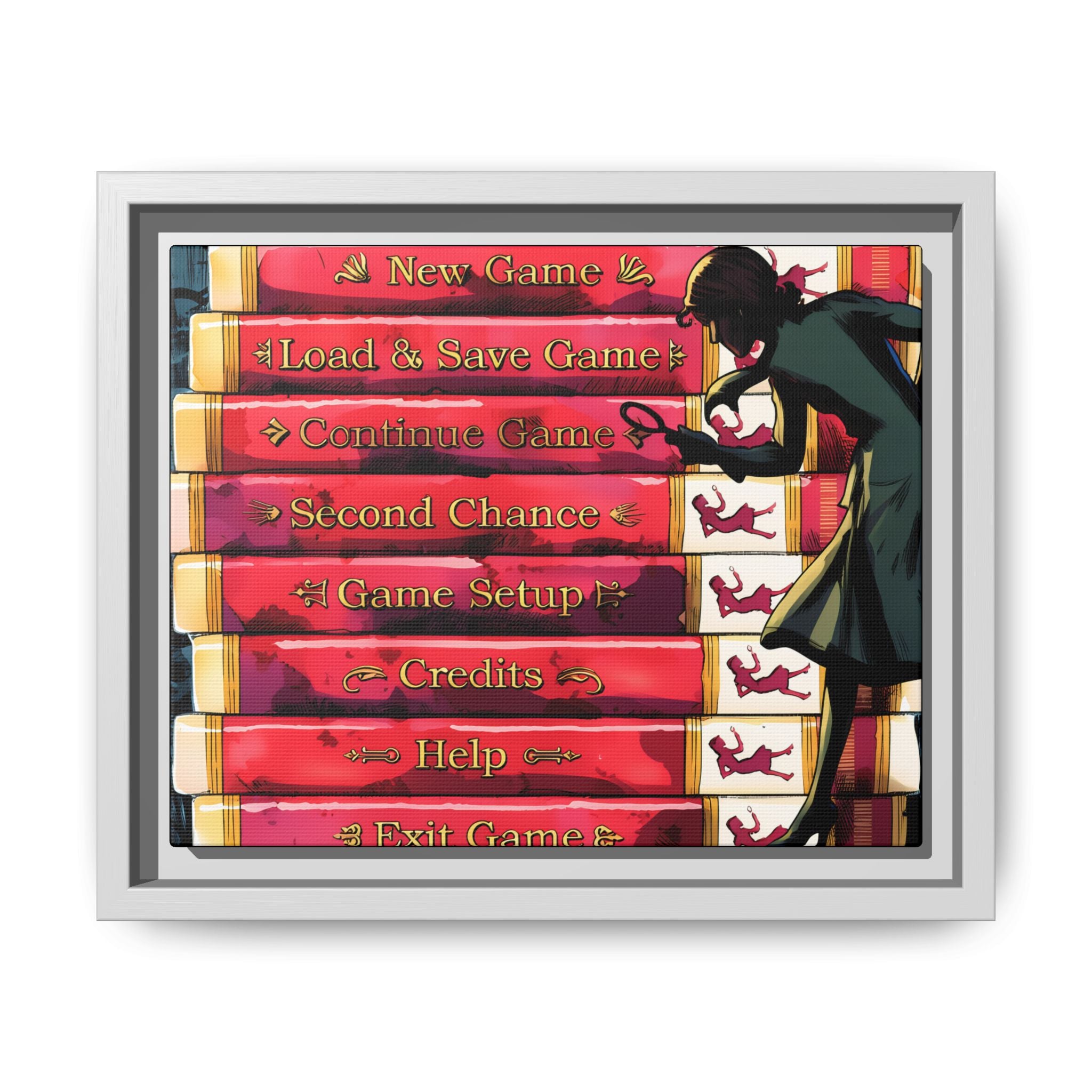 Detective Framed Canvas