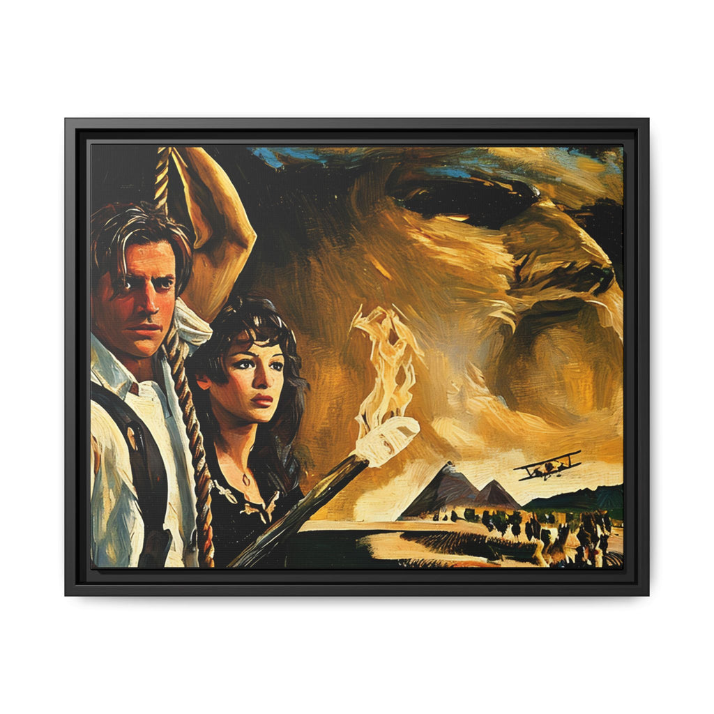 Rick & Evelyn Framed Canvas