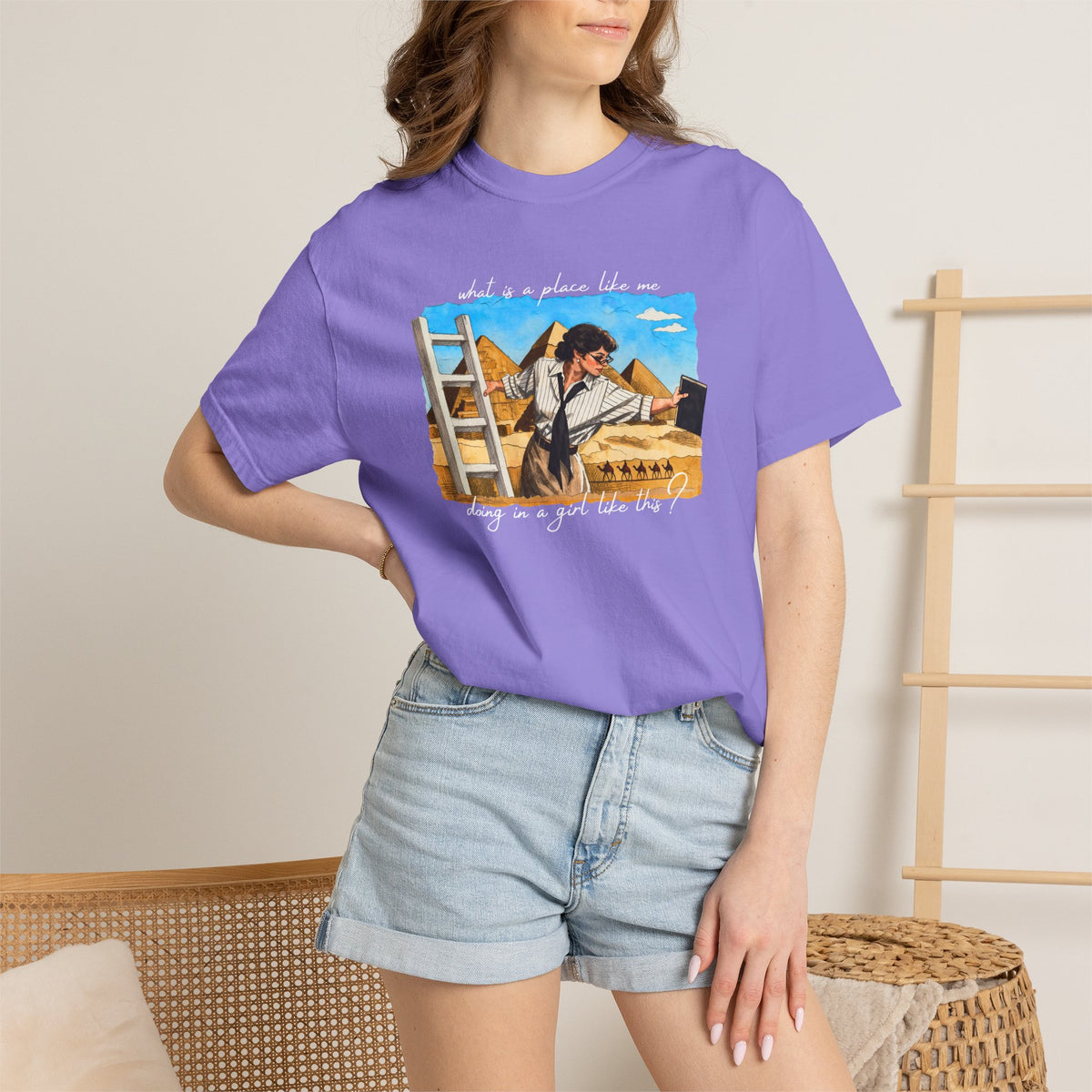 Evelyn Librarian Tee