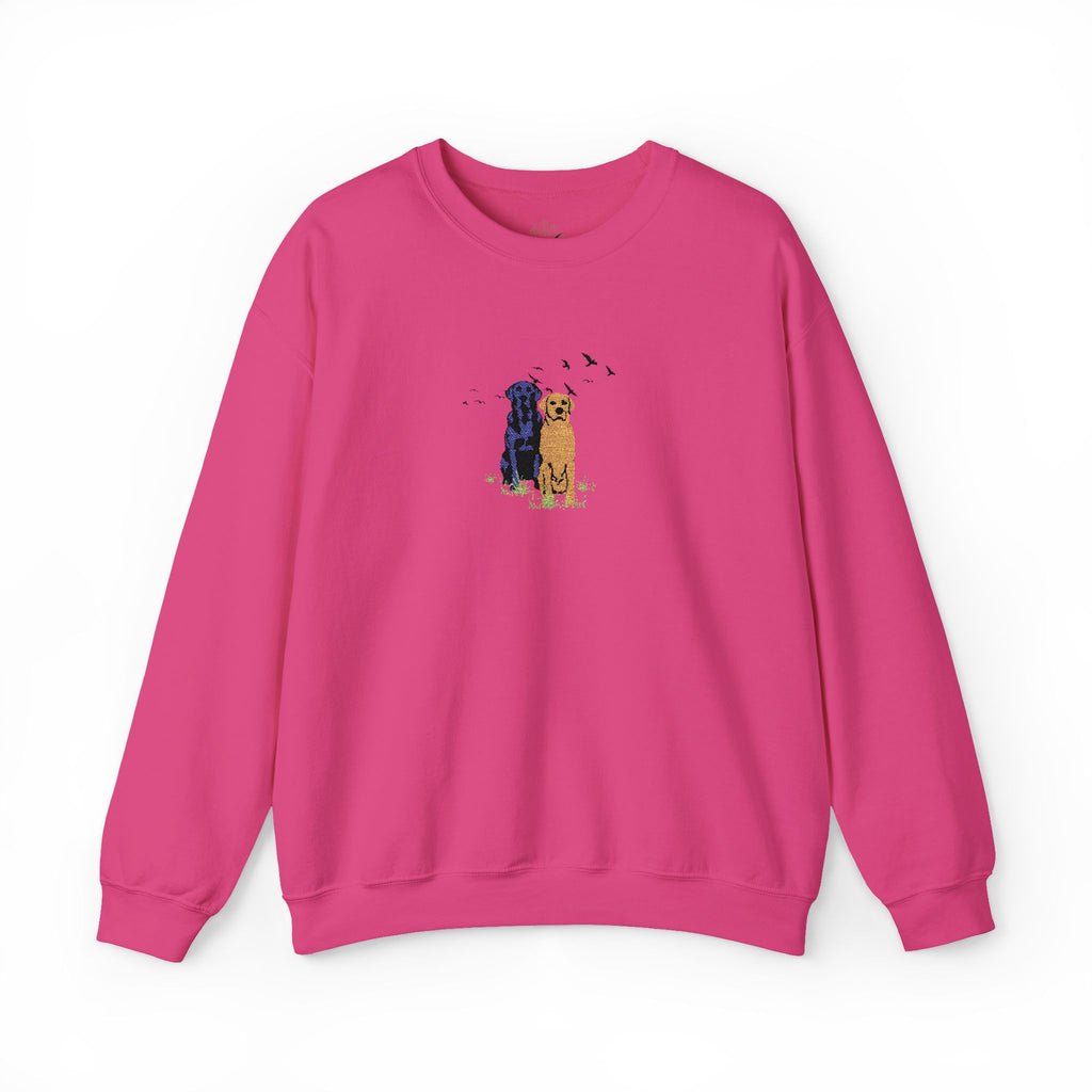 Embroidered Dog Crewneck Sweatshirt