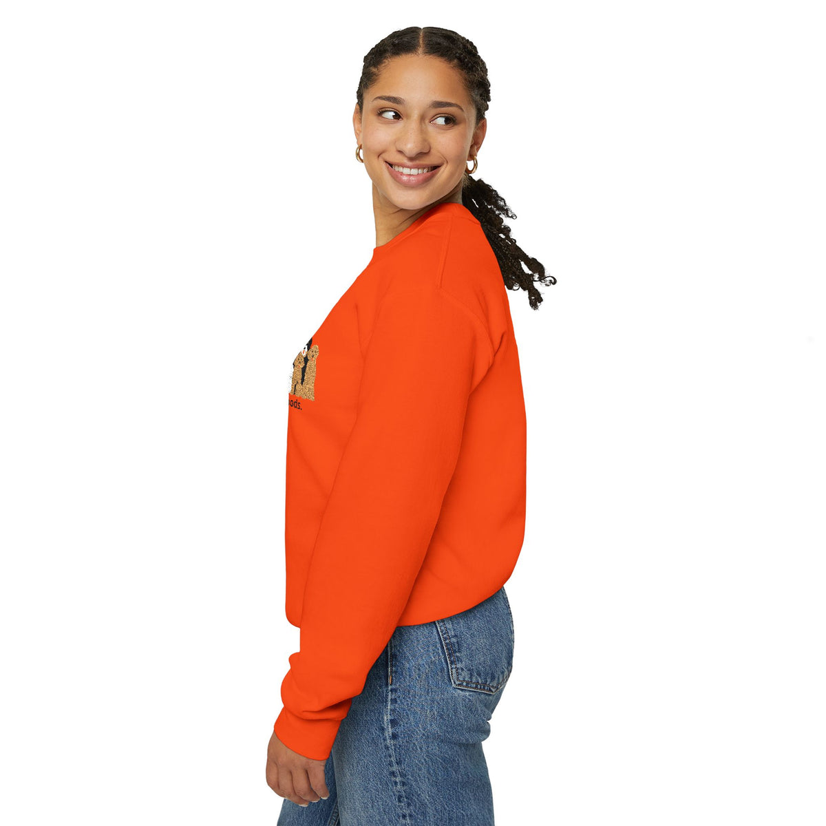 Embroidered Send Doods Crewneck Sweatshirt