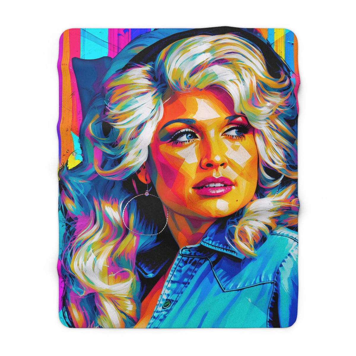 Queen of Country Sherpa Fleece Blanket