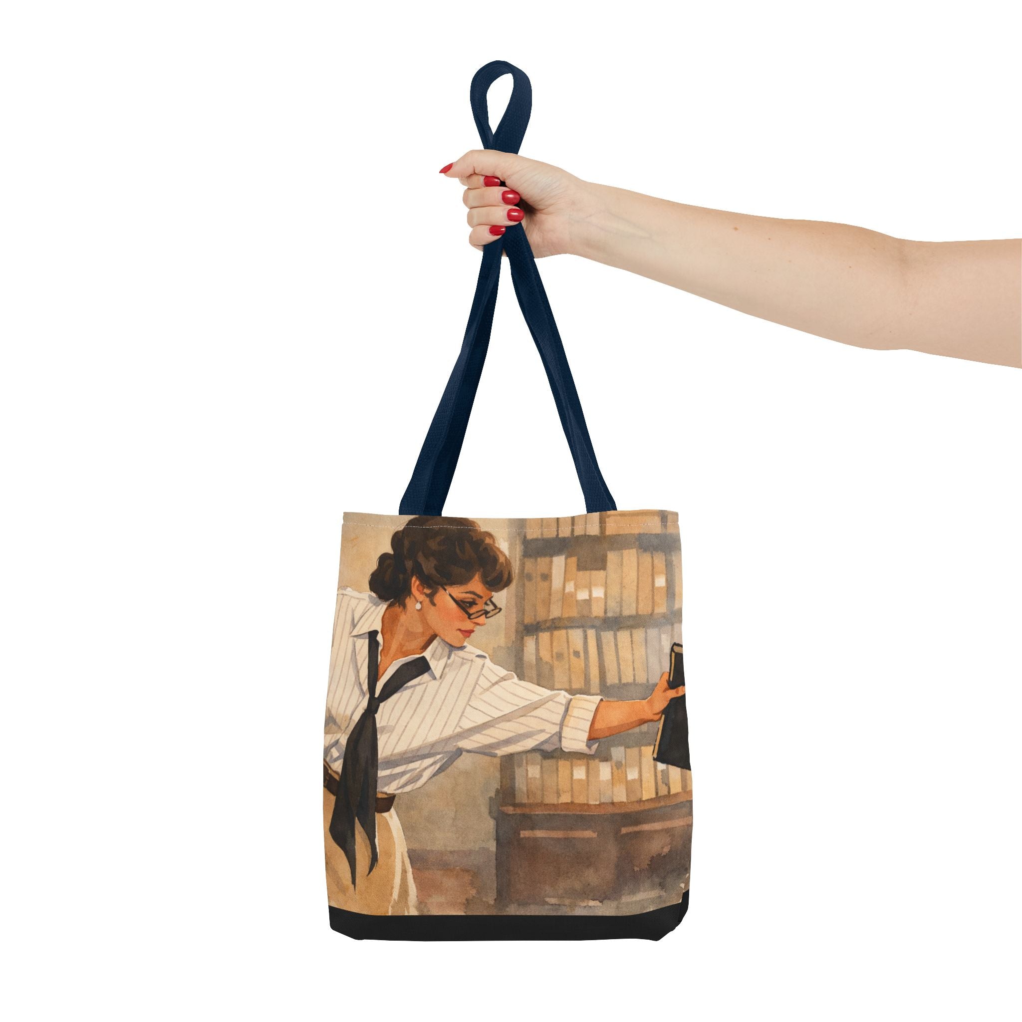 Evelyn Librarian Tote Bag