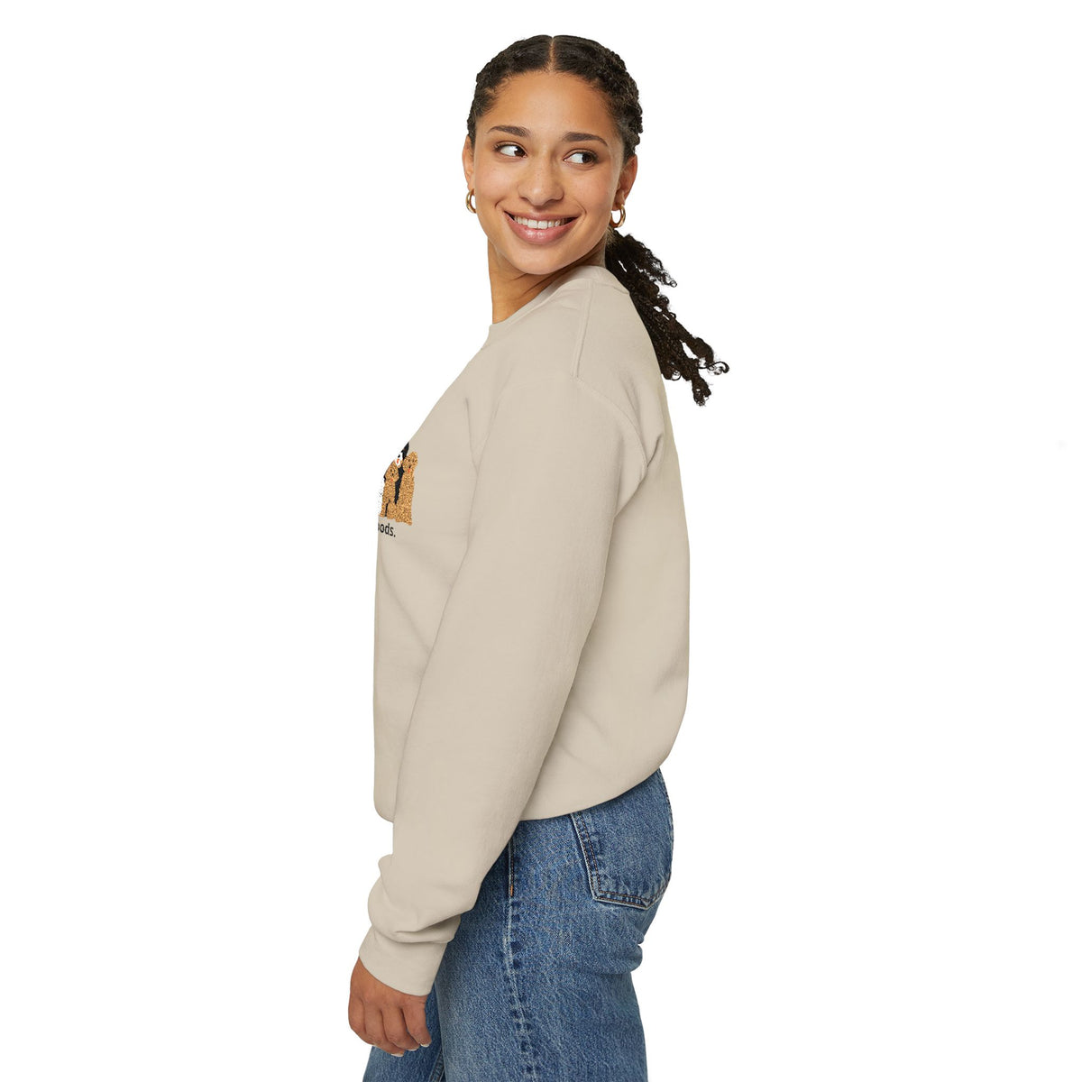 Embroidered Send Doods Crewneck Sweatshirt