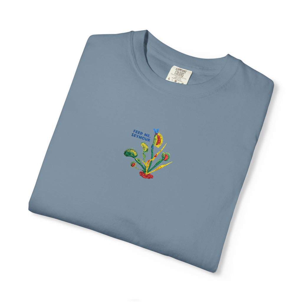 Feed Me Seymour Embroidered Tee