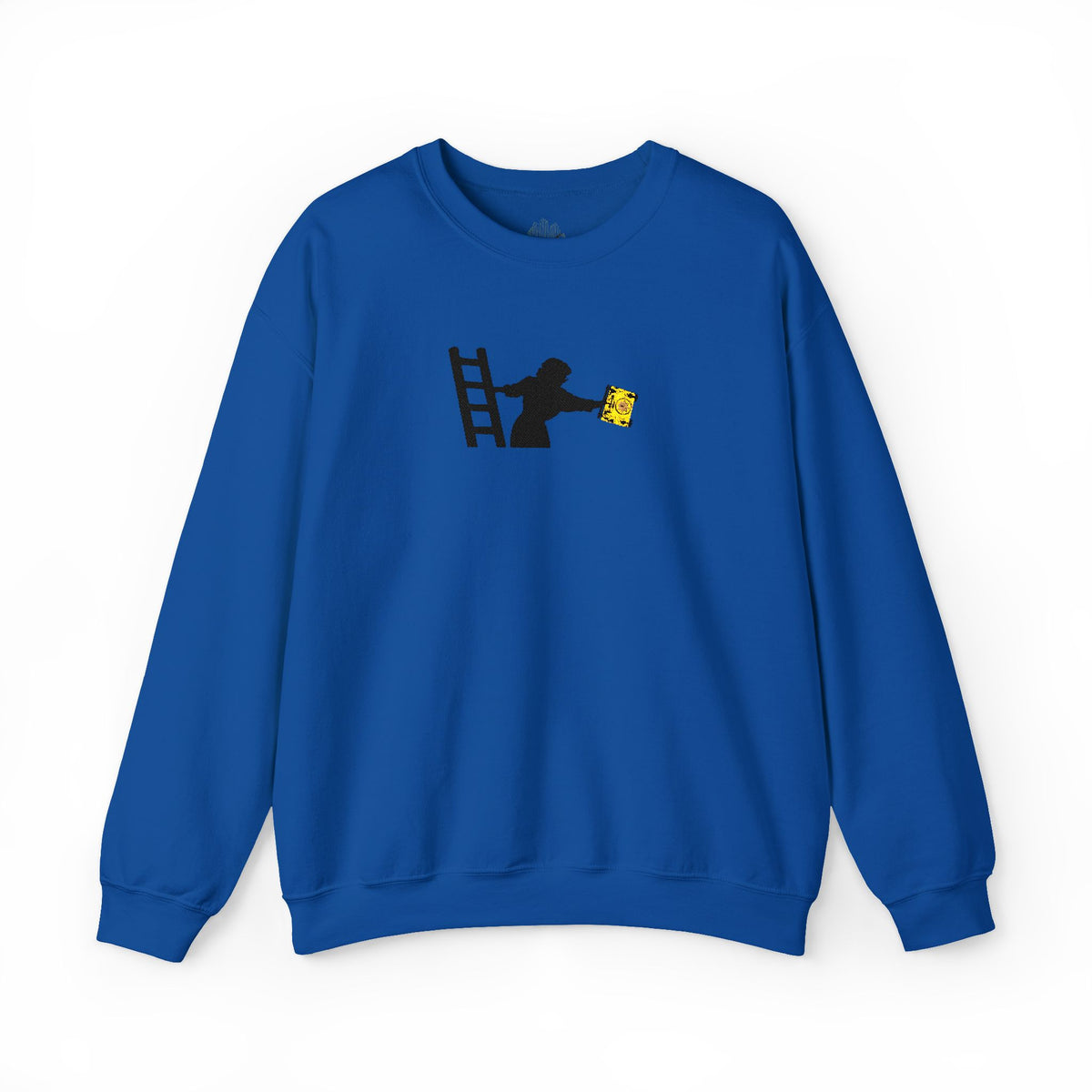 Embroidered Evelyn Librarian Crewneck Sweatshirt