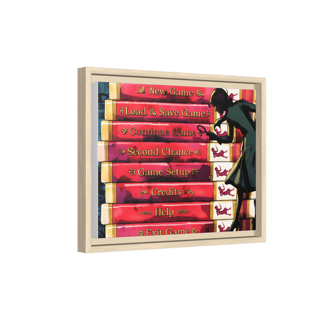 Detective Framed Canvas