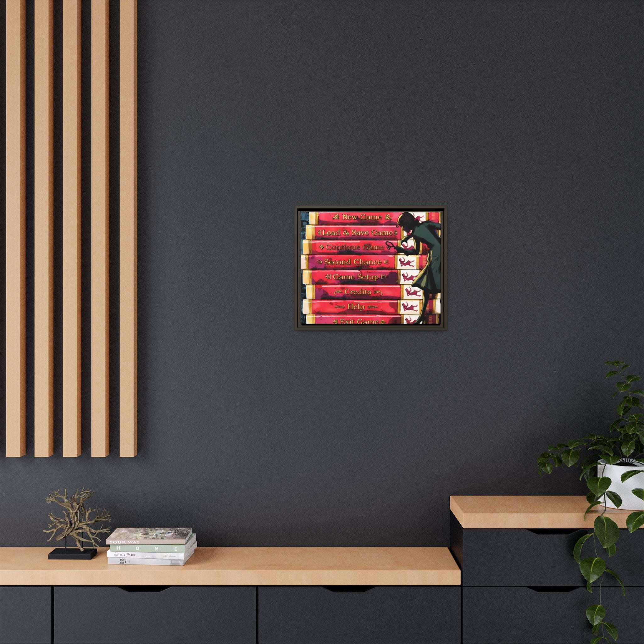 Detective Framed Canvas