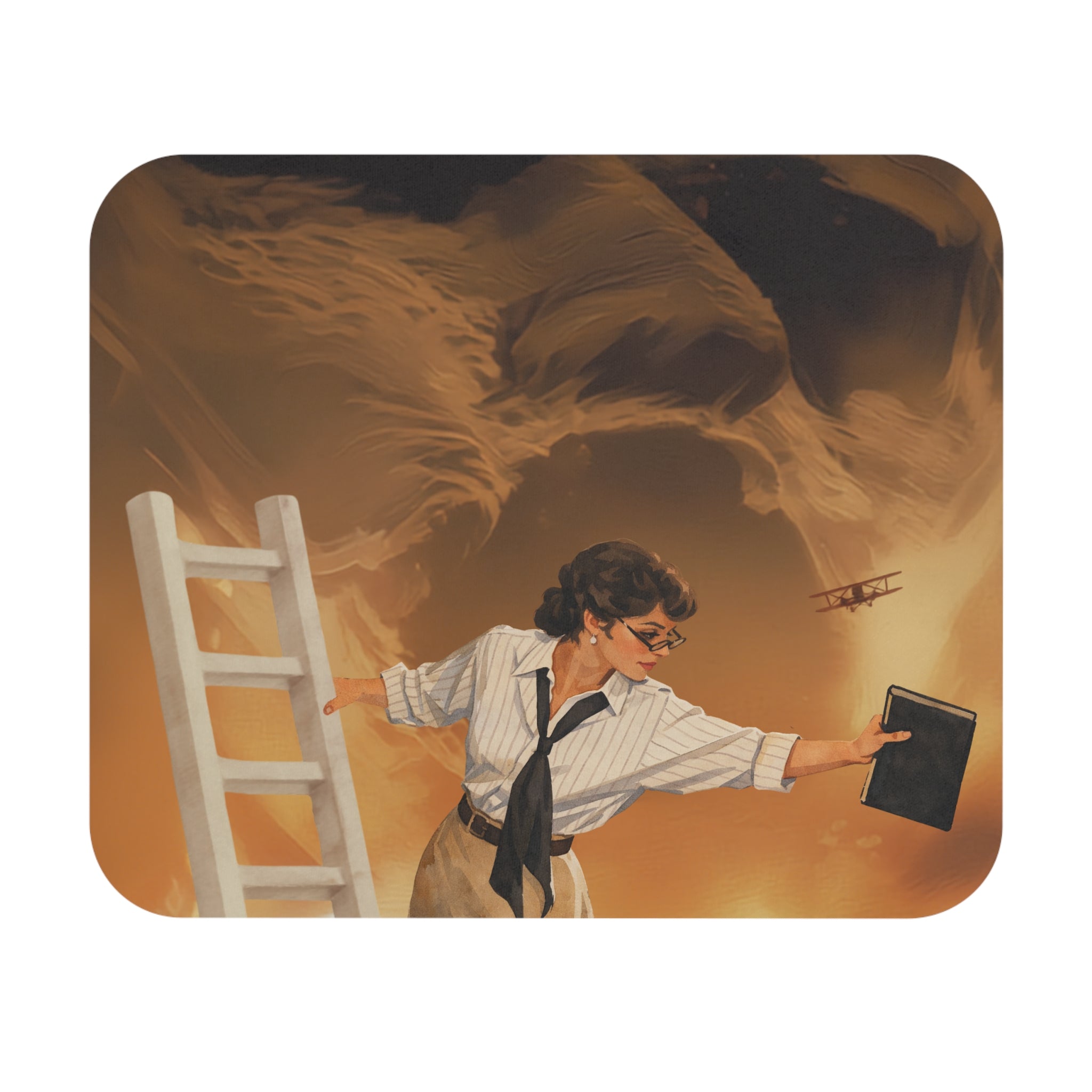 Evelyn Librarian Mouse Pad