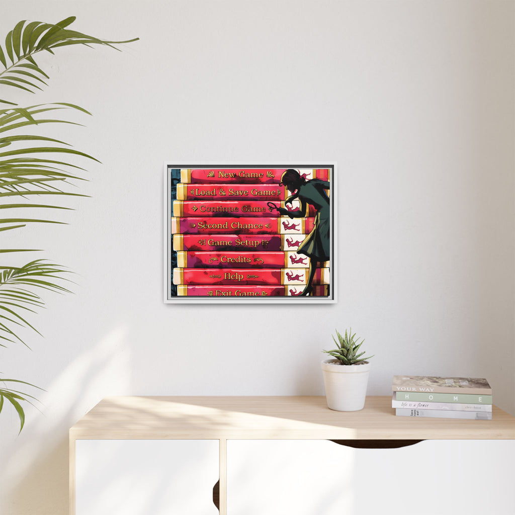 Detective Framed Canvas