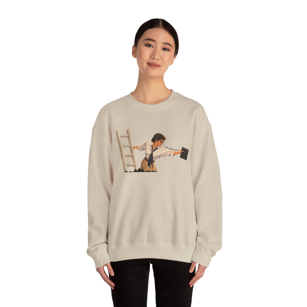 Evelyn Librarian Crewneck Sweatshirt