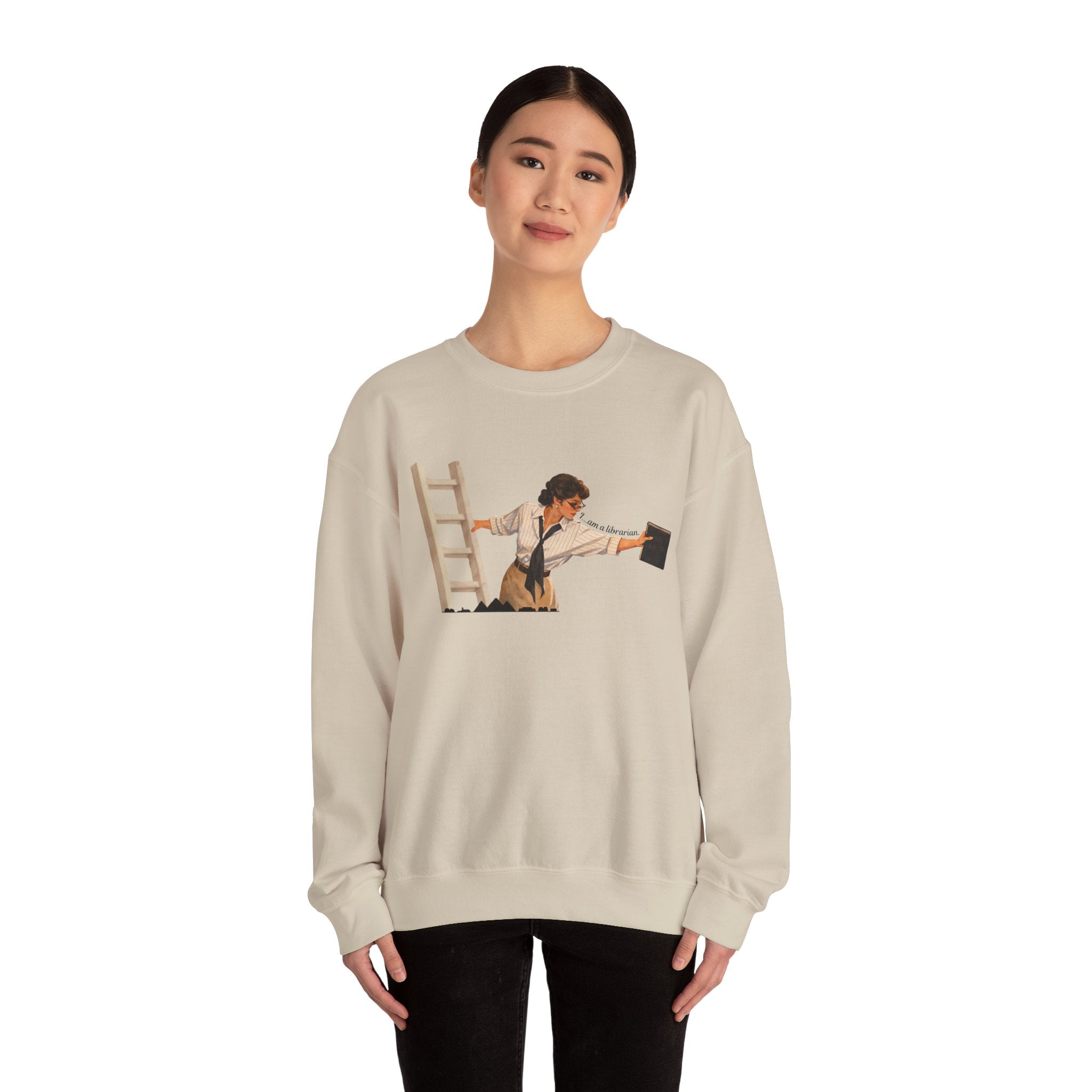 Evelyn Librarian Crewneck Sweatshirt