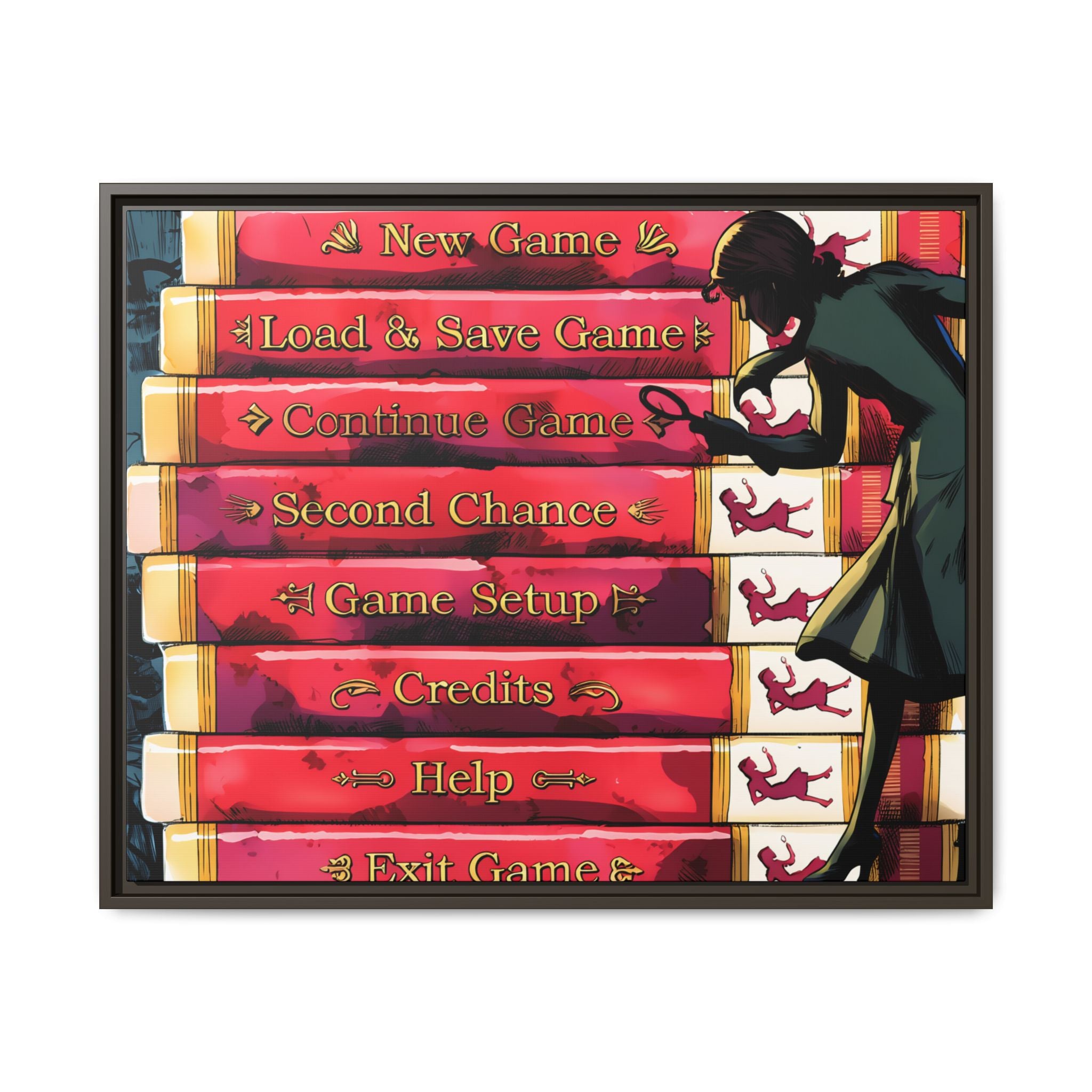 Detective Framed Canvas