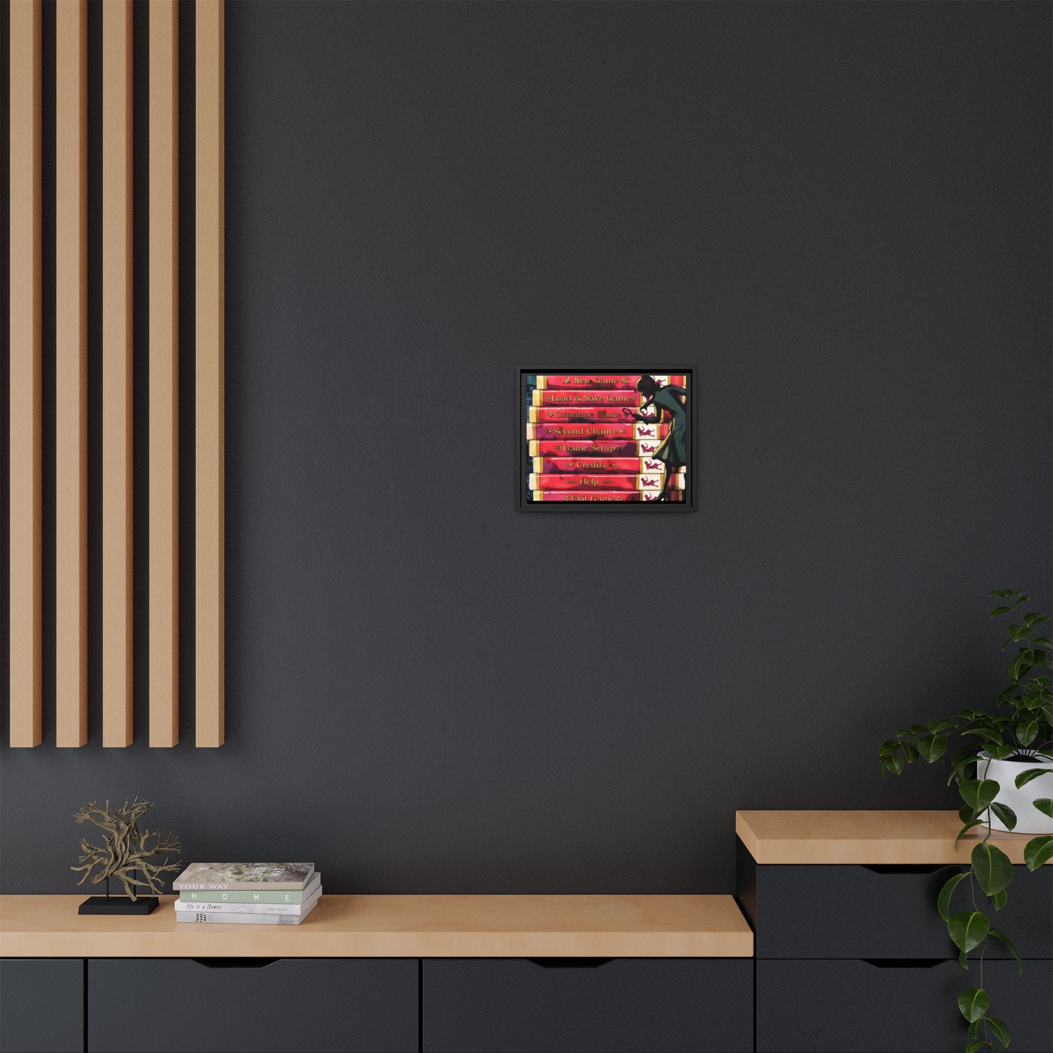 Detective Framed Canvas