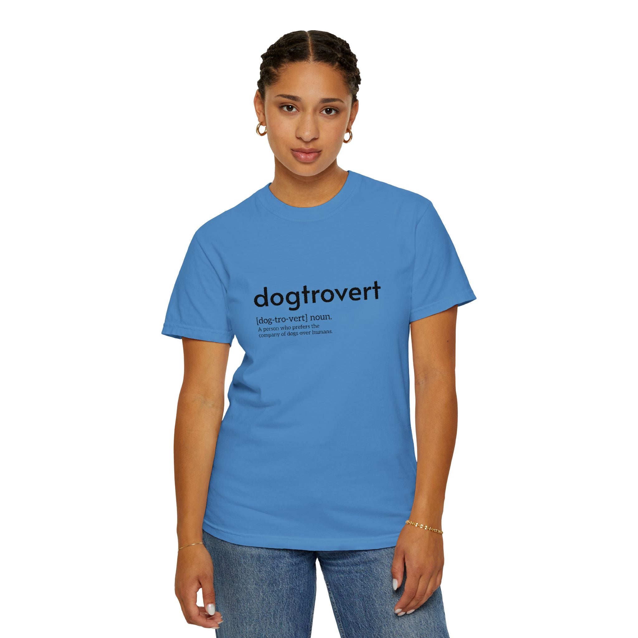 Dog-tro-vert Embroidered T-Shirt