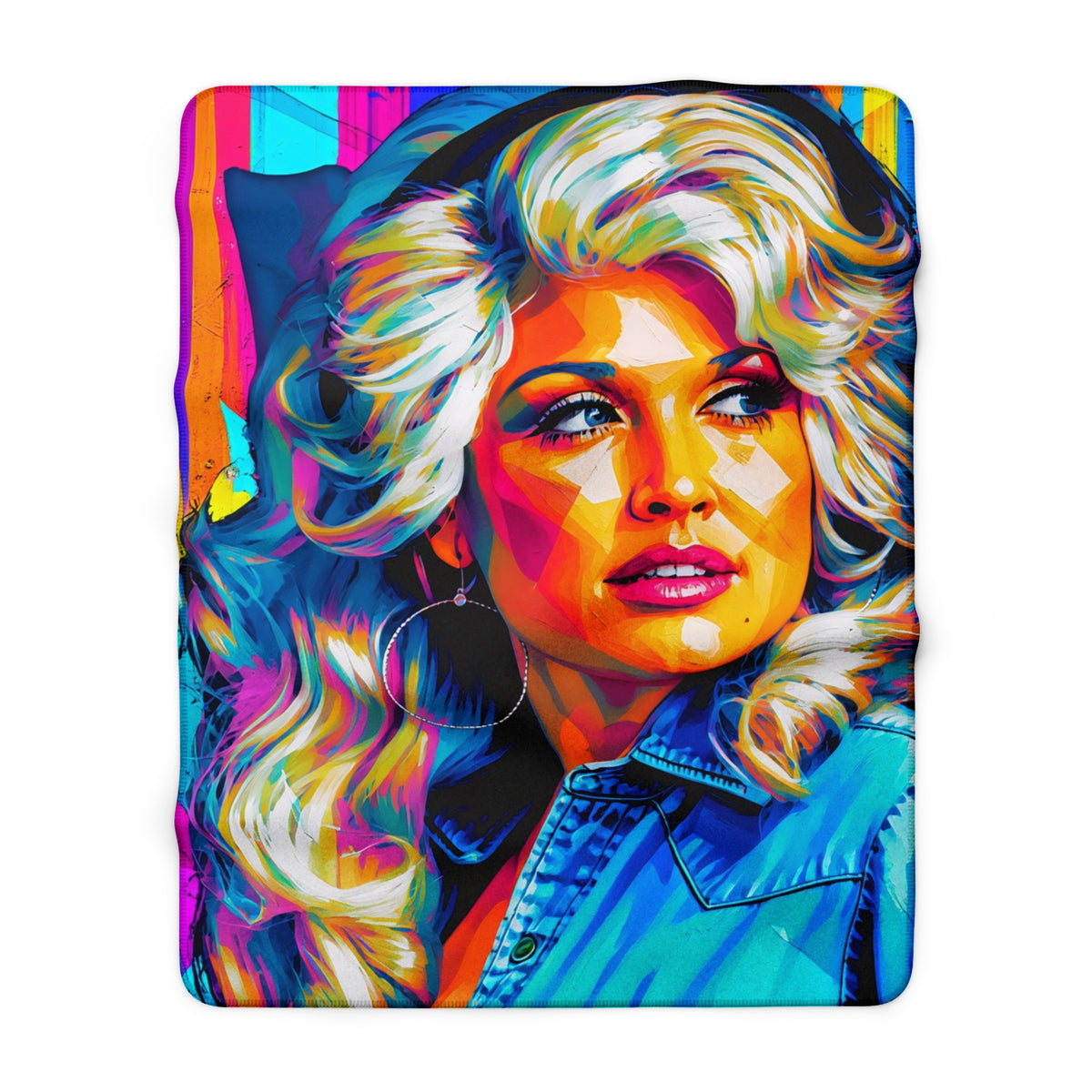 Queen of Country Sherpa Fleece Blanket