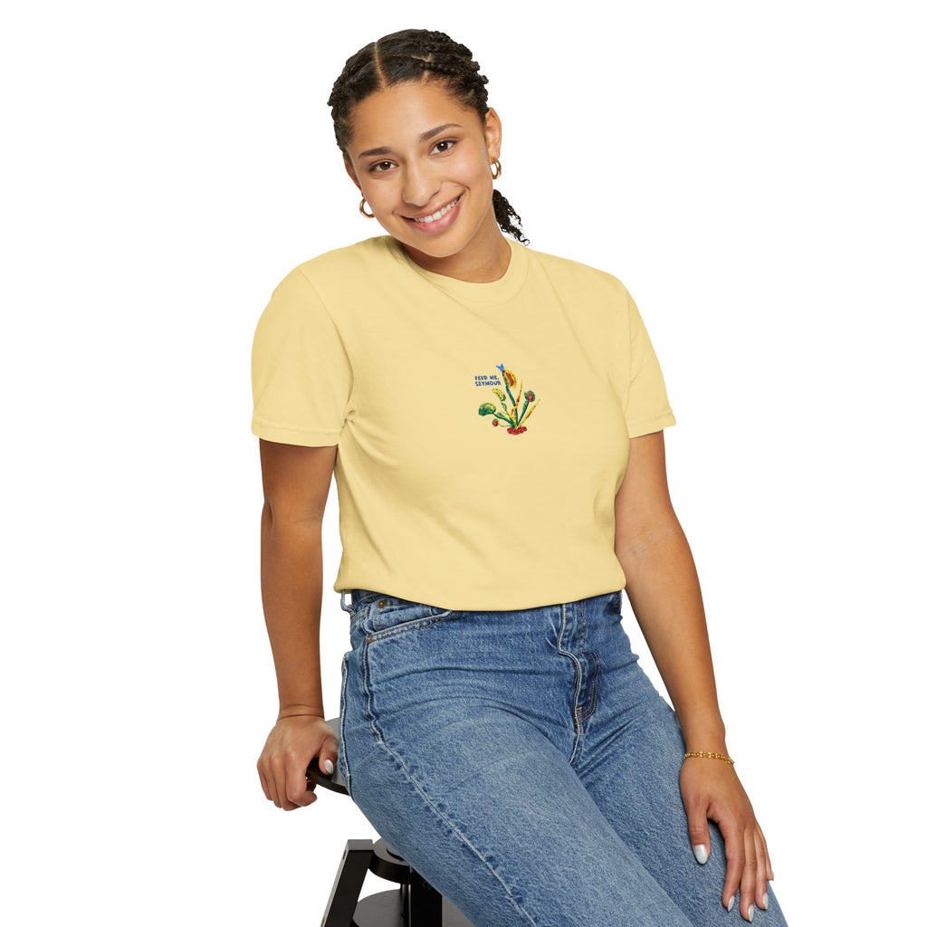 Feed Me Seymour Embroidered Tee