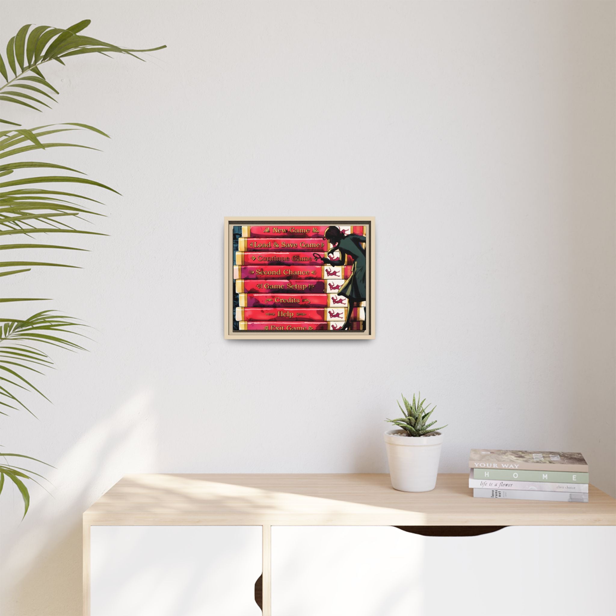 Detective Framed Canvas