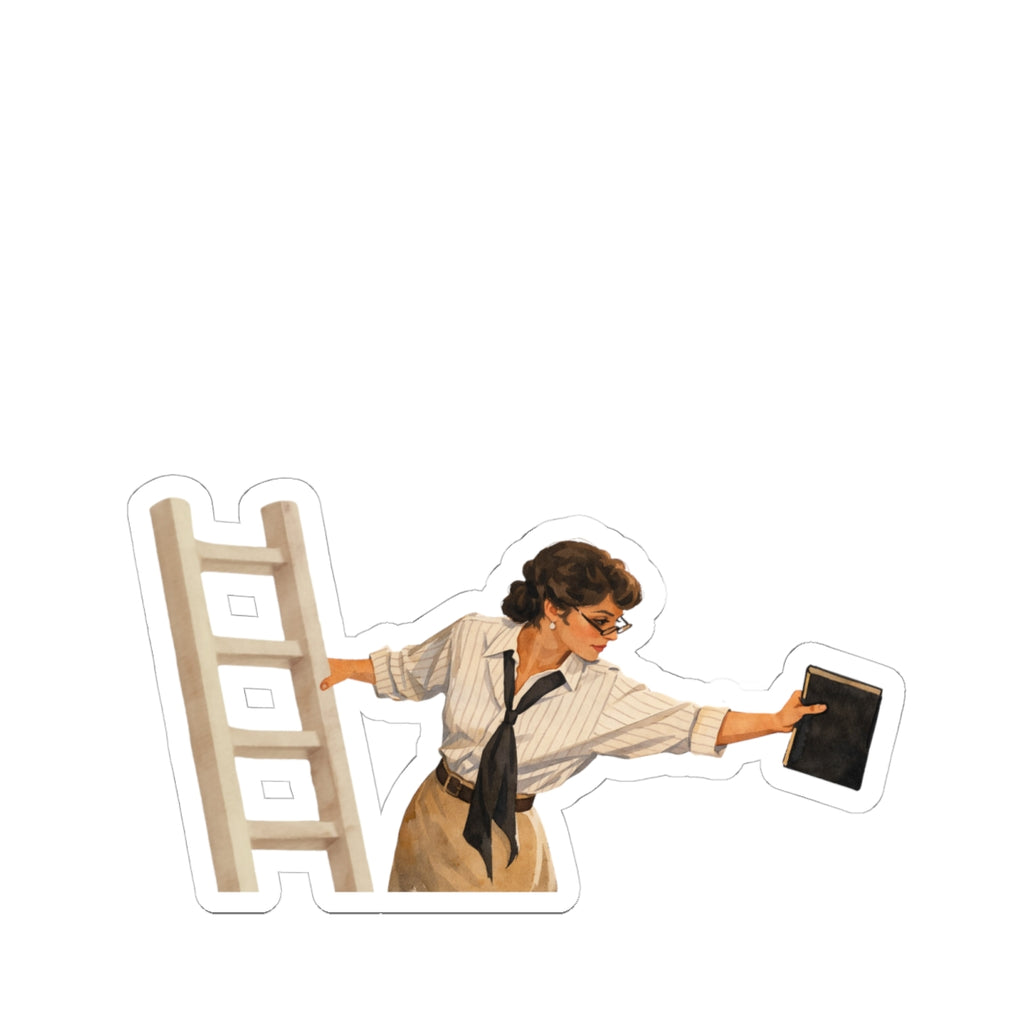 Evelyn Librarian Sticker
