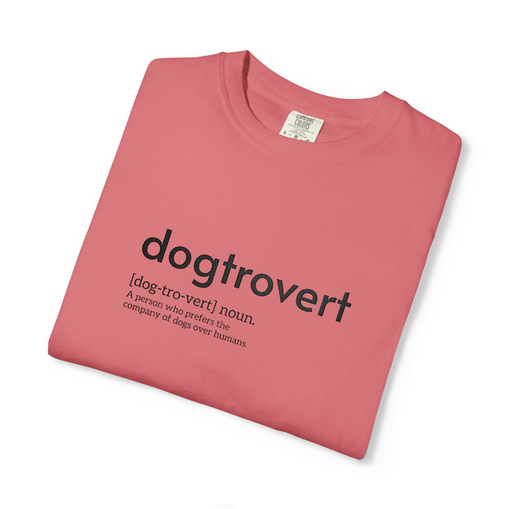 Dog-tro-vert Embroidered T-Shirt