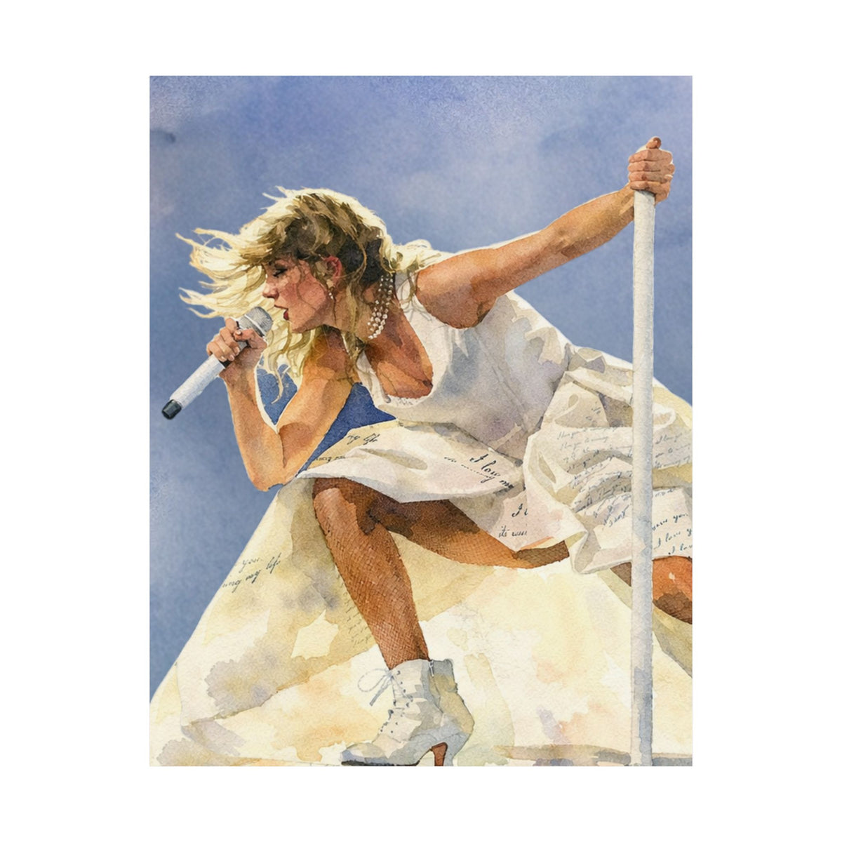 Music Lover Poet Art Print
