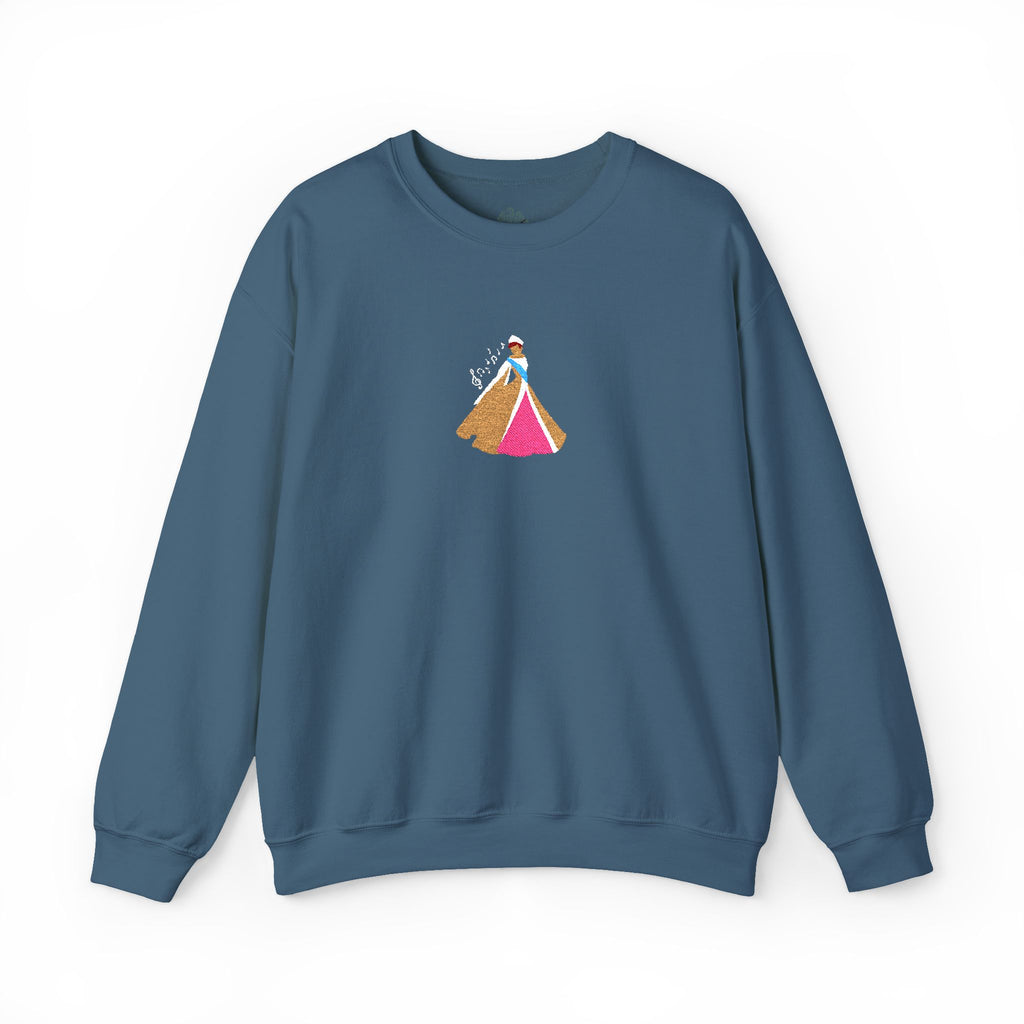 Embroidered Princess Crewneck Sweatshirt
