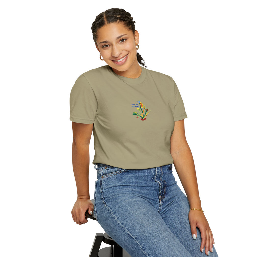 Feed Me Seymour Embroidered Tee