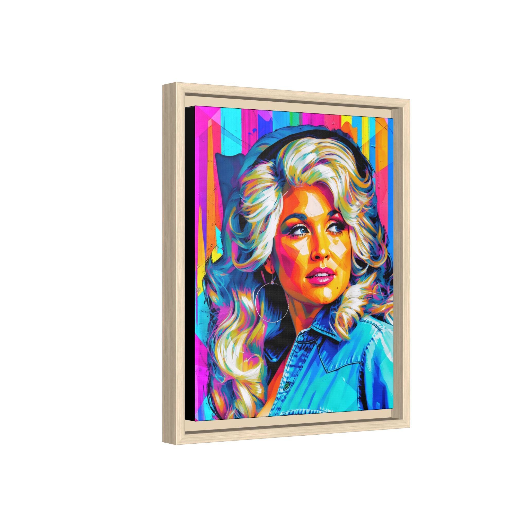 Queen of Country Framed Canvas