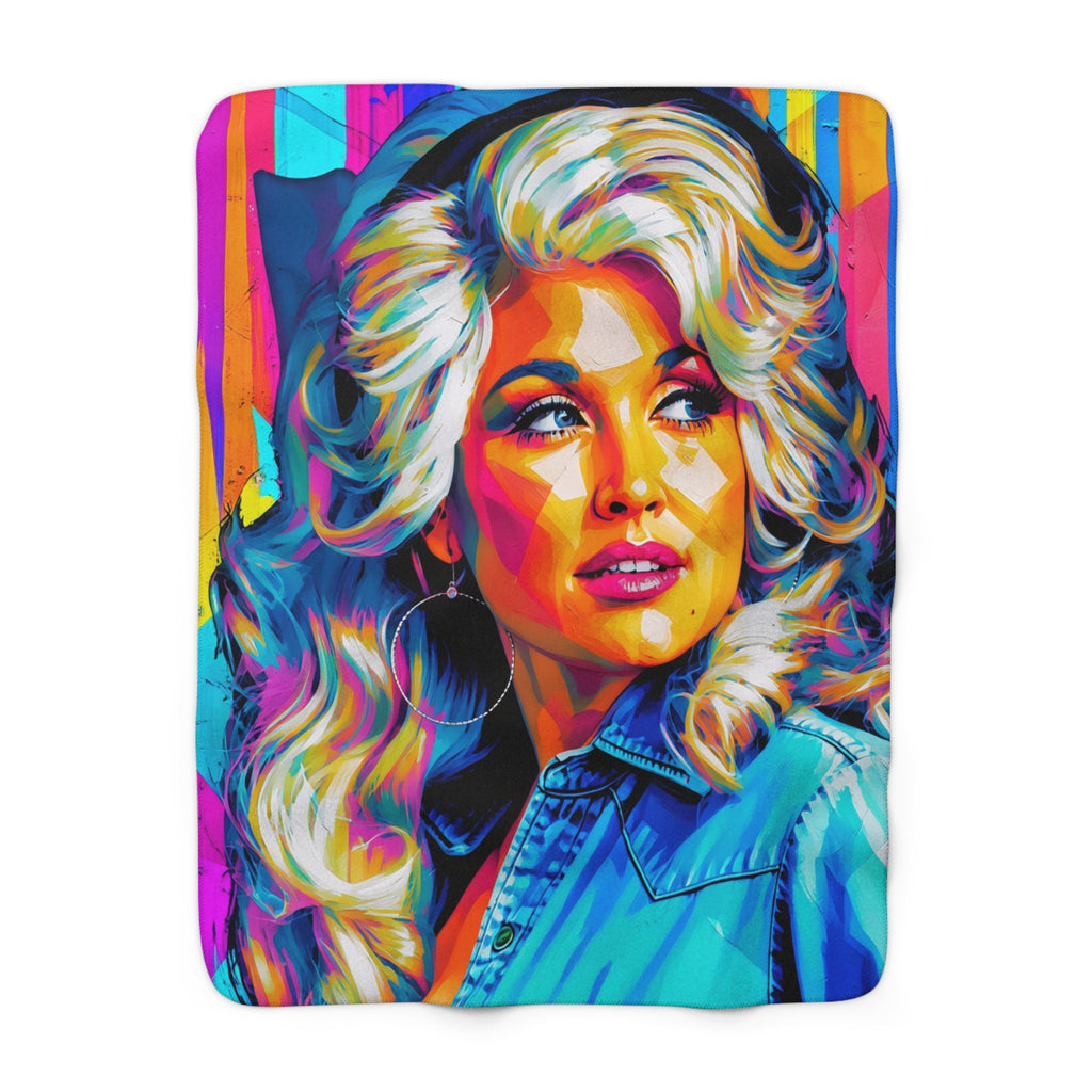 Queen of Country Sherpa Fleece Blanket