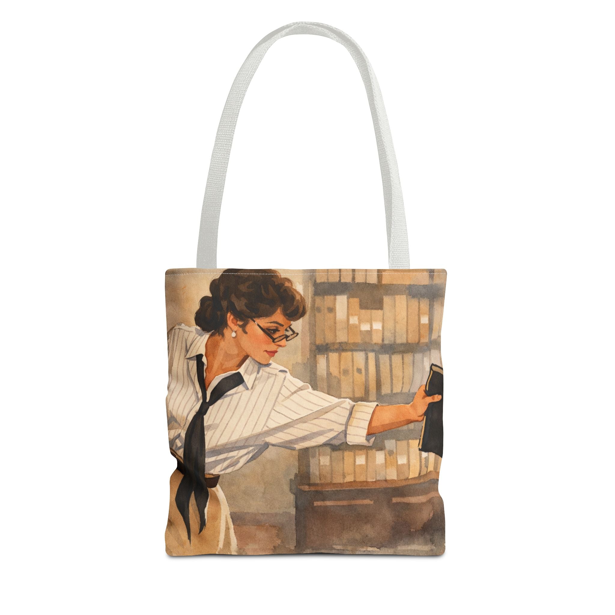 Evelyn Librarian Tote Bag