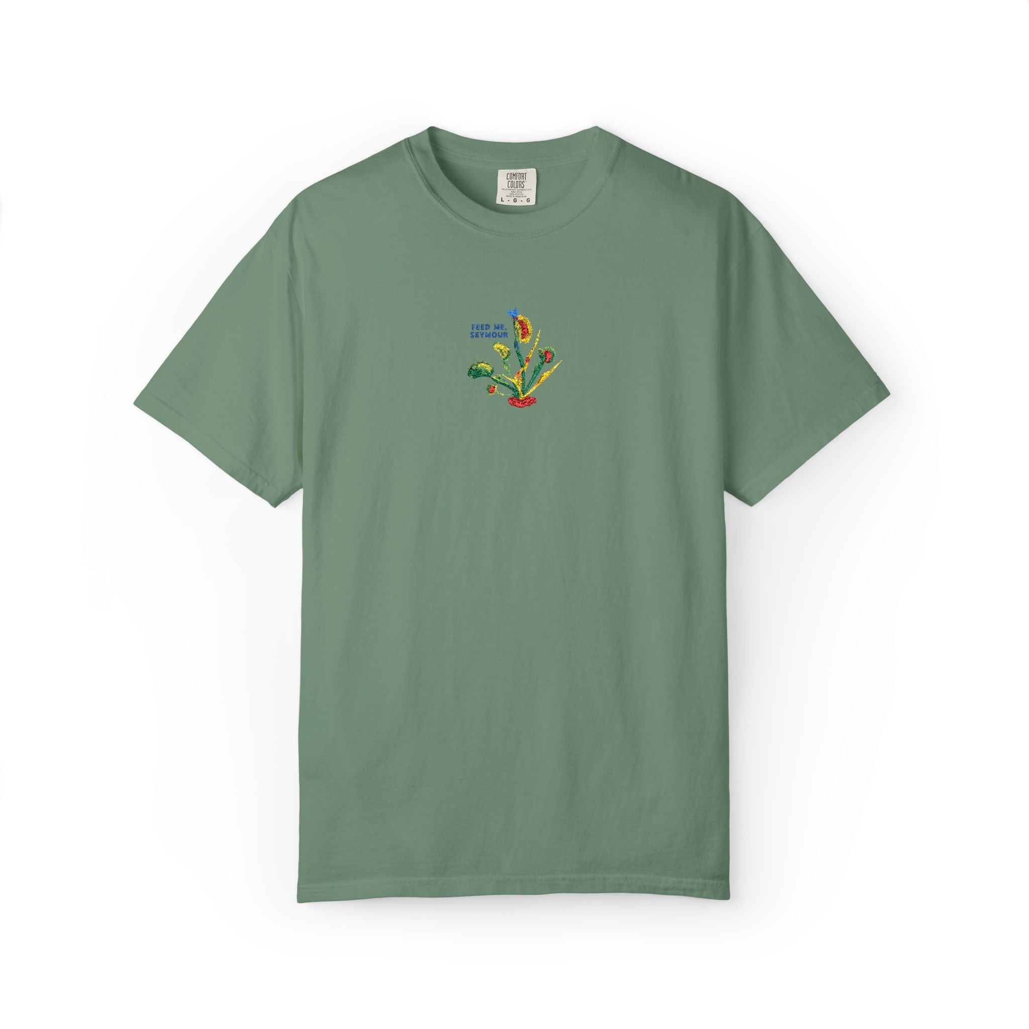 Feed Me Seymour Embroidered Tee